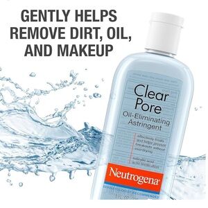 Neutogena Clear Pore Oil Eliminating Astringent Stocking Stuffer Christmas Gift